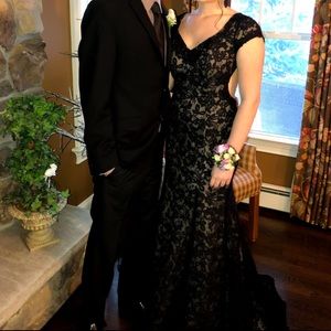 Beautiful lace prom dress